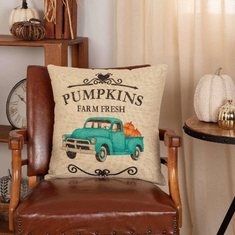 Velvet Pillows for a Touch of EleganceFall on the Farm Truck Pillow 18x18 VHC Brands