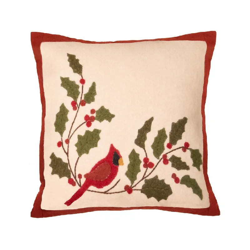 Feather Pillows for a Luxurious SleepCardinal Holly Pillow PLRE0333