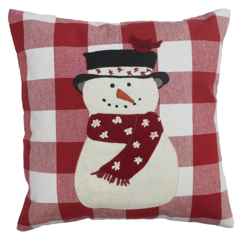 Velvet Pillows for a Touch of EleganceC Snow Friends Cardinal Pillow 14 In PL770025