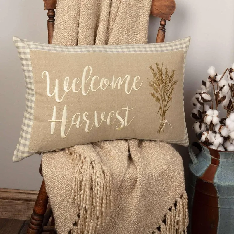 Travel Pillows for Long JourneysGrace Welcome Harvest Pillow 14x22 VHC Brands