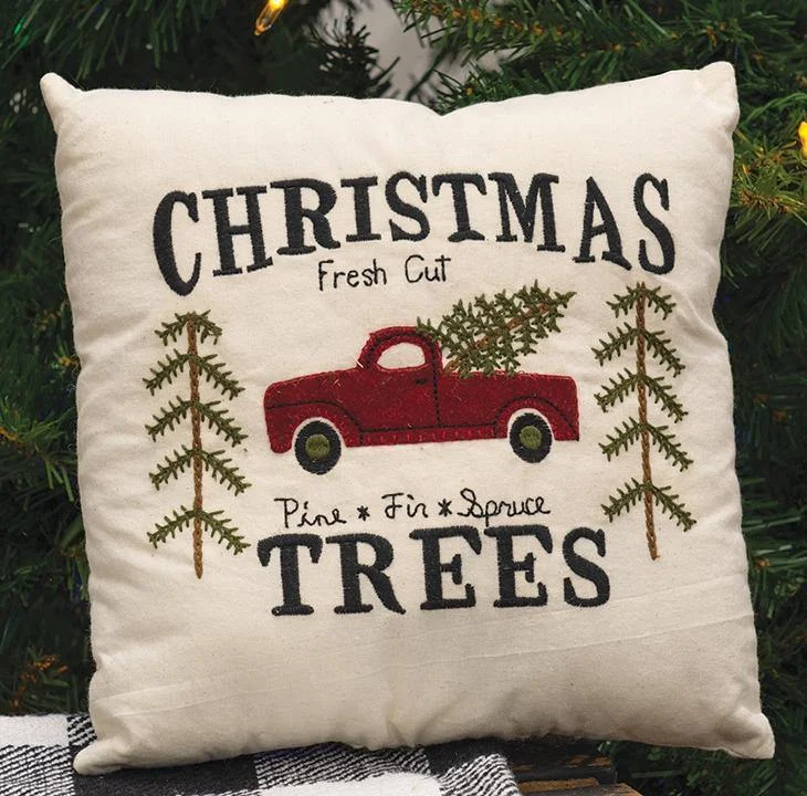 Memory Foam Pillows for Neck SupportChristmas Trees Pillow