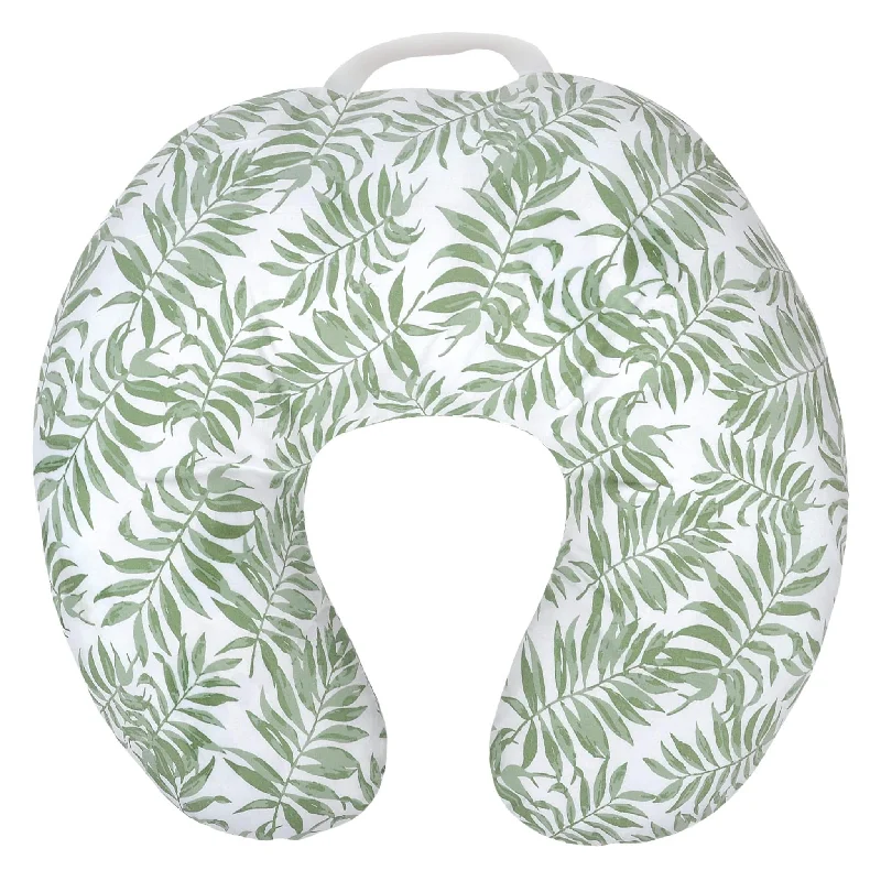 Silk Pillows for Smooth Skin and HairNursing pillow - Tropical green