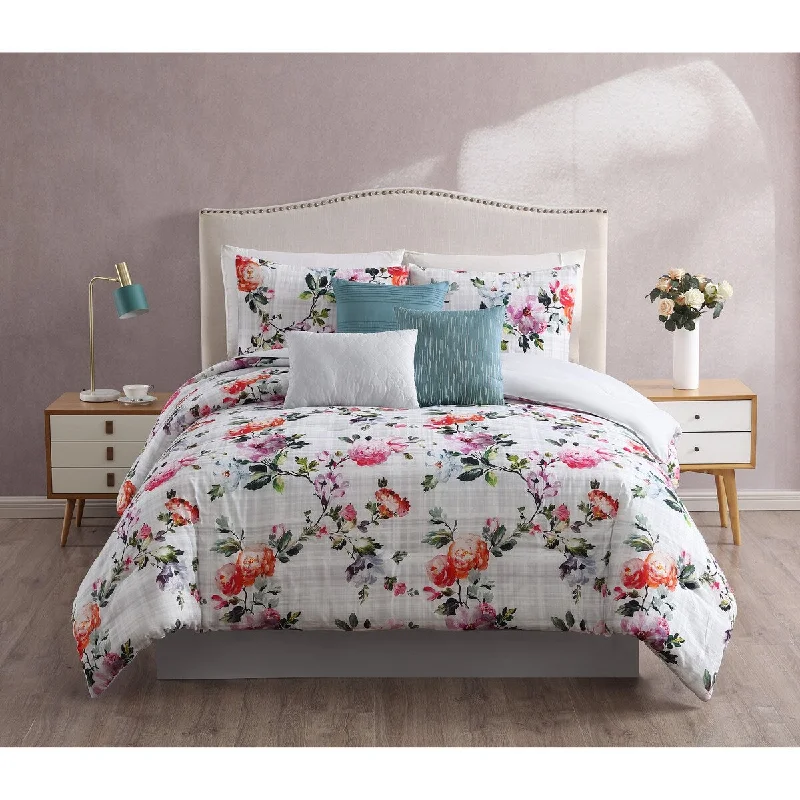 Riverbrook Home Katina 100 Percent Cotton 7 Piece Comforter Set