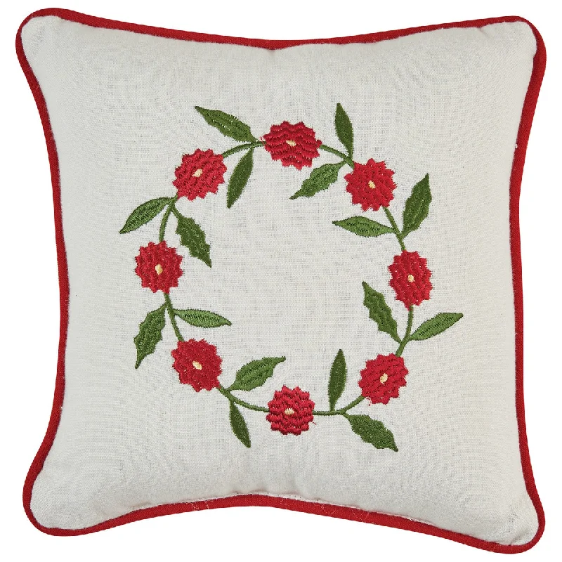 Lumbar Support Pillows for Car SeatsGreenhow Tartan Embroidered Wreath 10" Pillow Set of 2 Park Designs