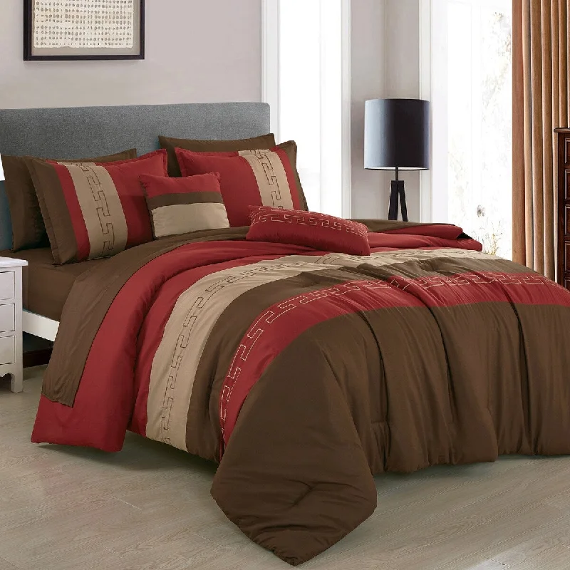 Down - filled comforters for supreme warmth and lightnessShatex Erlind 9 Pieces Comforter Set