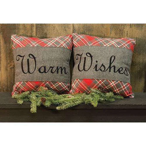 Decorative Pillows for Living Room Makeover2/Set, Anderson Warm Wishes Pillows, 12"