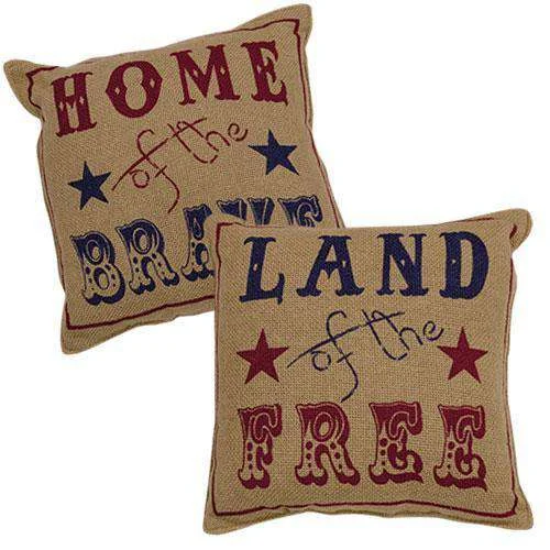 Adjustable Pillows for Customized Comfort2/Set, Land of the Free Pillows