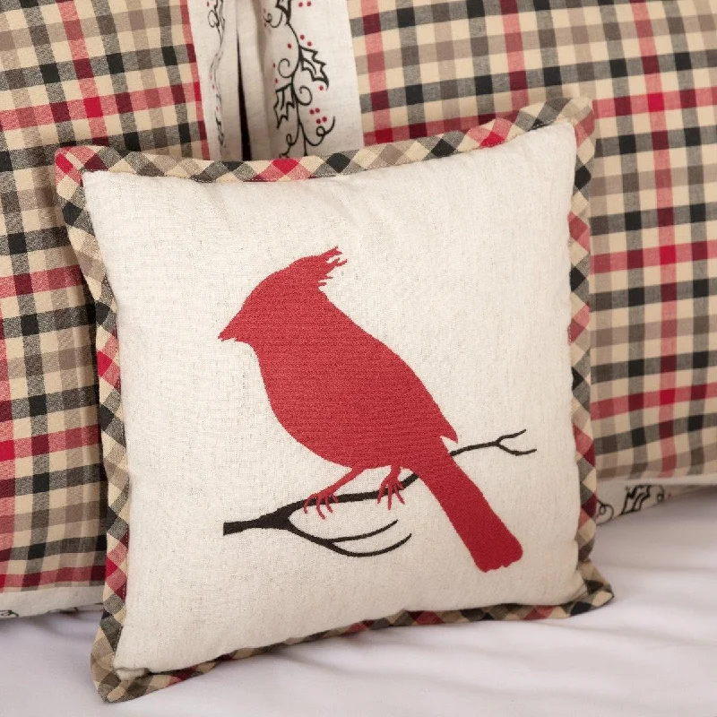 Down Alternative Pillows for Ethical ChoicesHollis Cardinal Pillow 12"x12"