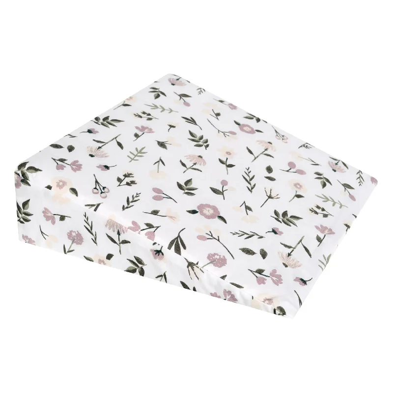 Square Pillows for Modern Home DecorWedge pillow - floral