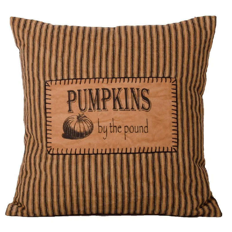 Memory Foam Pillows for Neck SupportPumpkins By The Pound Pillow Tea Dyed Black PLLD0018