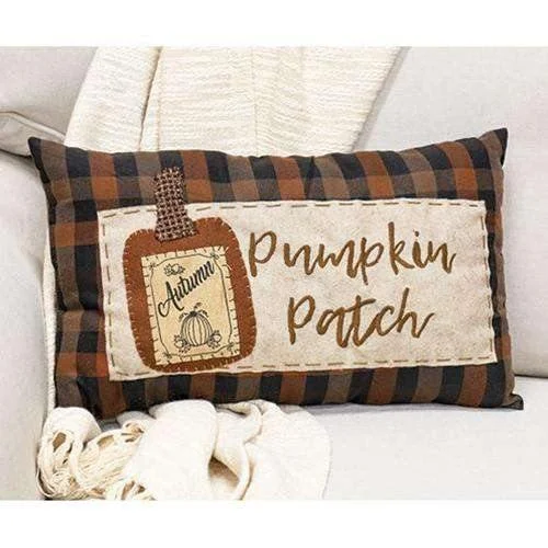 Velvet Pillows for a Touch of ElegancePumpkin Patch Pillow 16.5" x 10"