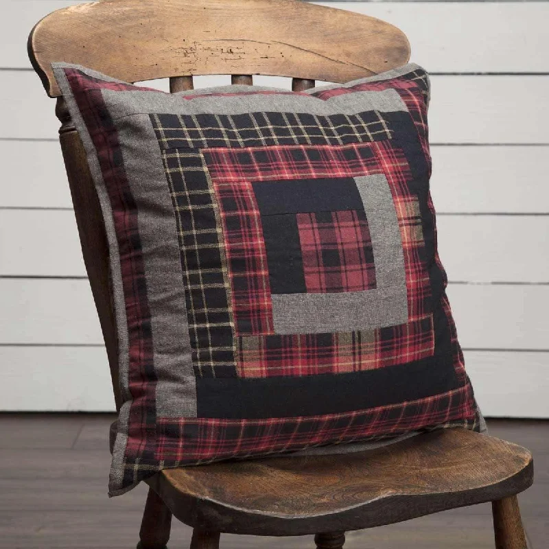 Decorative Pillows for Living Room MakeoverCumberland Patchwork Pillow 18x18 VHC Brands