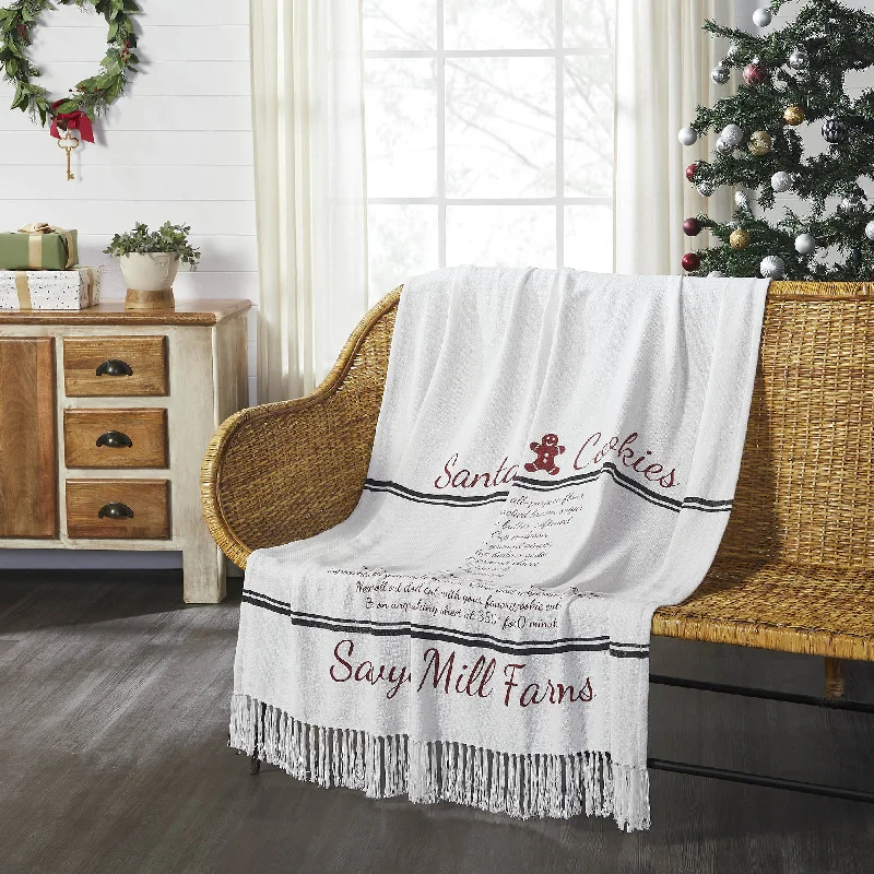 Memory Foam Pillows for Neck SupportSawyer Mill Santa Cookies Woven Throw 60" x 50" VHC Brands