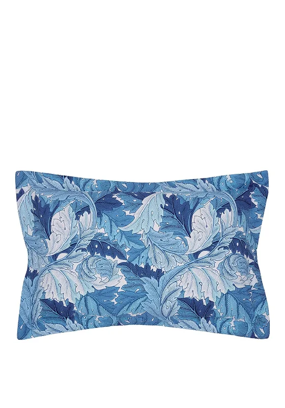 Value - for - money duvet covers that offer great quality at a reasonable priceMorris & Co Acanthus Oxford Pillowcase, Woad