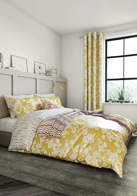 Thermal - regulating duvet covers to keep you warm in winter and cool in summerModa by Helena Springfield Bouvardia Duvet Cover & Pillowcase Set, Honey