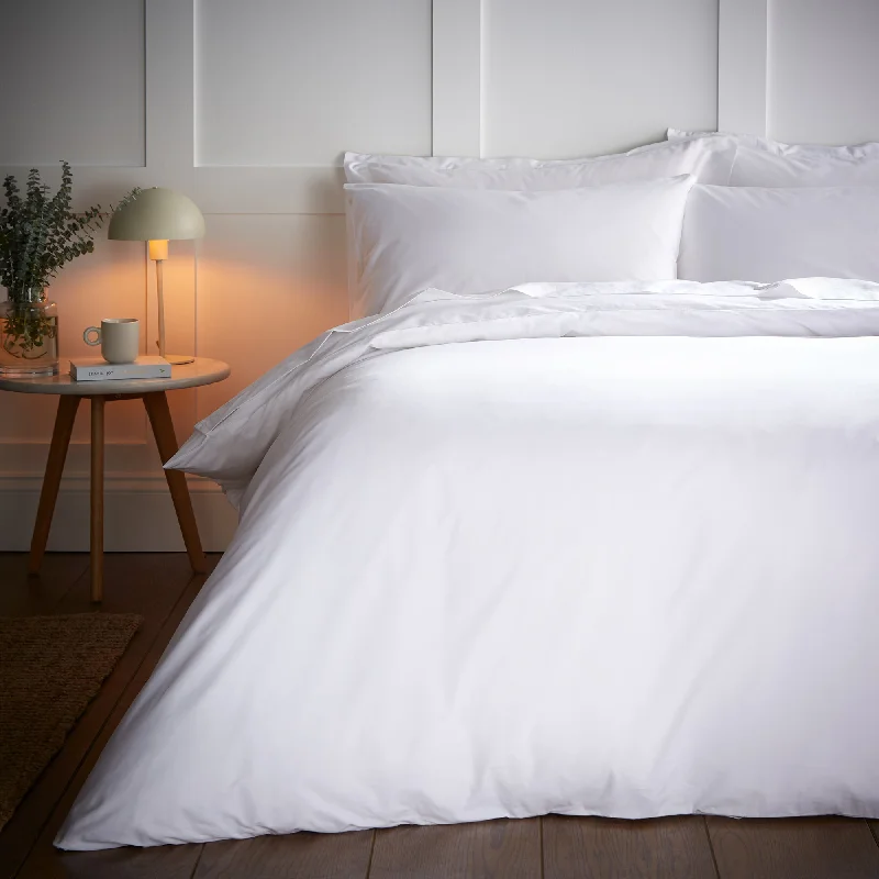 Thermal - regulating duvet covers to keep you warm in winter and cool in summerBianca White 200TC TENCEL™ Lyocell Duvet Set