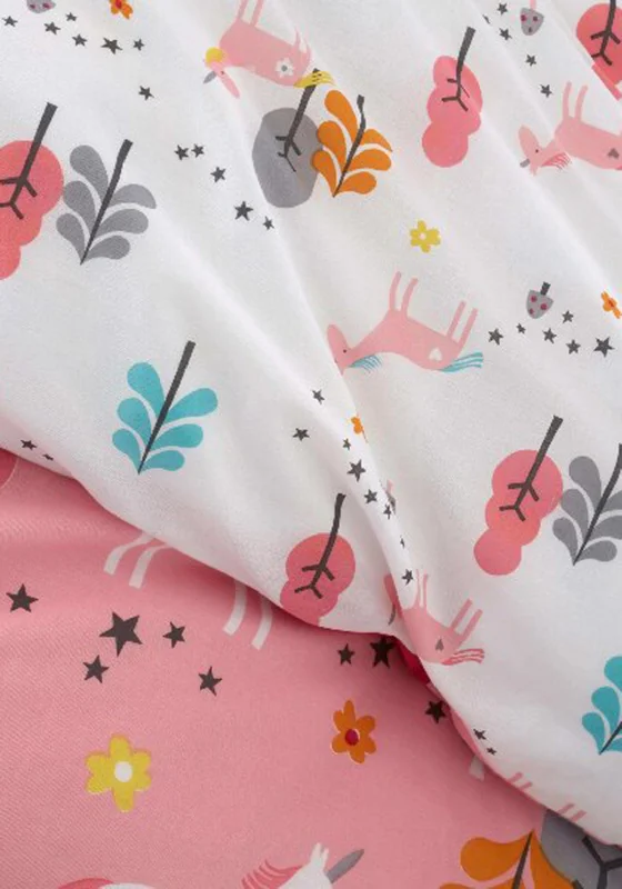 Value - for - money duvet covers that offer great quality at a reasonable priceCosatto Kids Unicorn Land Single Duvet Set, Pink