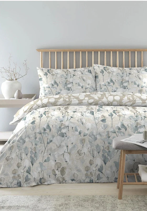 Linen duvet covers with a natural texture and breathabilityDreams & Drapes Drift Home Reyne Duvet Set, Blue