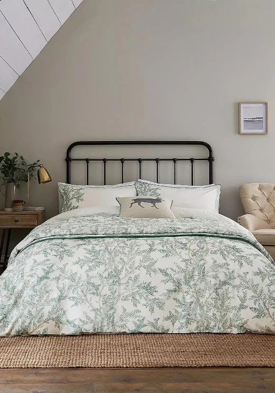 Duvet covers that coordinate with existing bedroom furnitureSanderson Farthing Wood Superking Duvet Set, Green