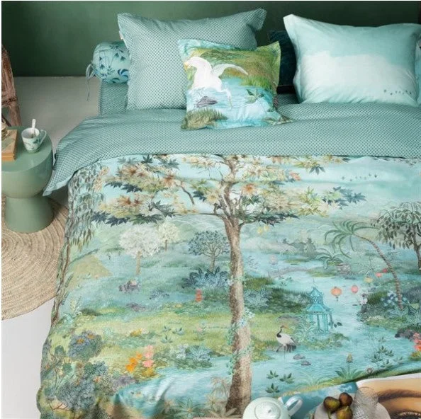 Polyester duvet covers with durability and colorfastnessDUVET COVER SET / JAPANESE FOREST