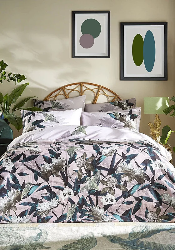 Twin XL duvet covers designed for extra - long twin beds, often used in college dormsTed Baker Kingfish King Duvet Cover, Quartz