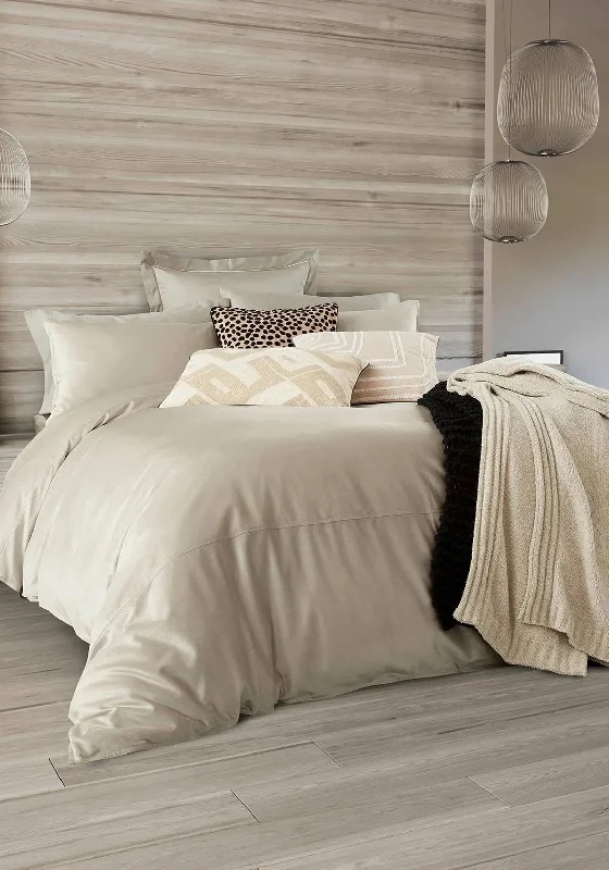 Clearance - priced duvet covers for a great deal on last - season modelsBed duvet covers to enhance the comfort and aesthetics of the bedroomNalu by Nicole Scherzinger Koa Linen Double Duvet Cover, Cream