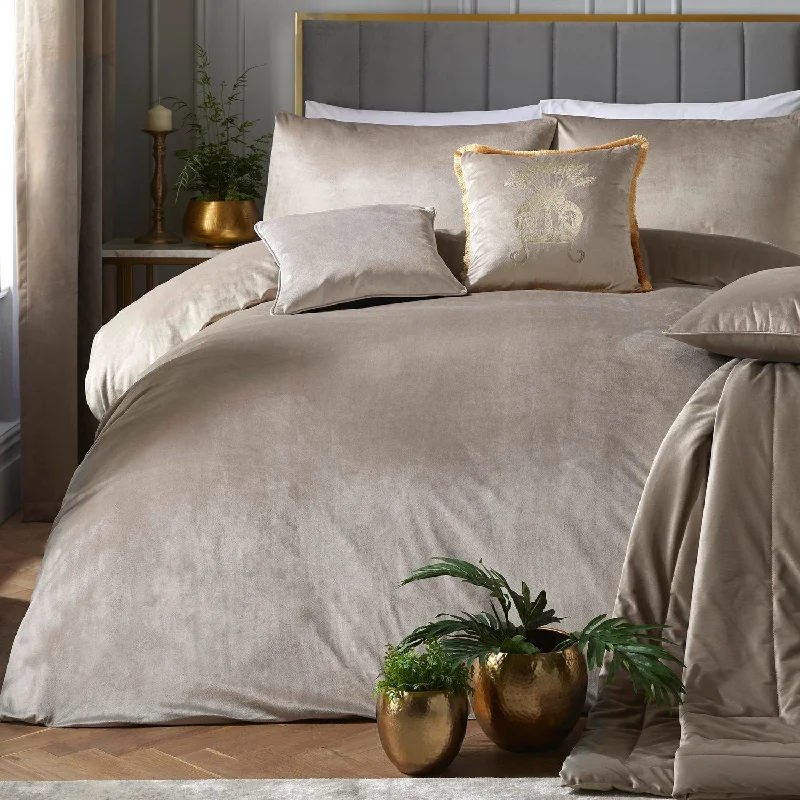 Twin XL duvet covers designed for extra - long twin beds, often used in college dormsLaurence Llewelyn-Bowen Montrose Linen Velvet Duvet Set