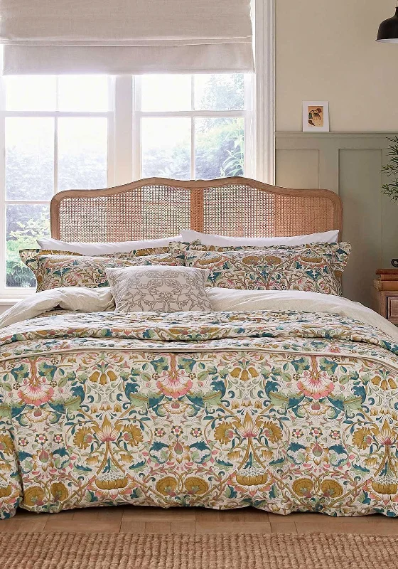 Twin - size duvet covers ideal for single beds in kids' rooms or dormitoriesMorris & Co. Lodden Duvet Cover, Primrose & Thyme