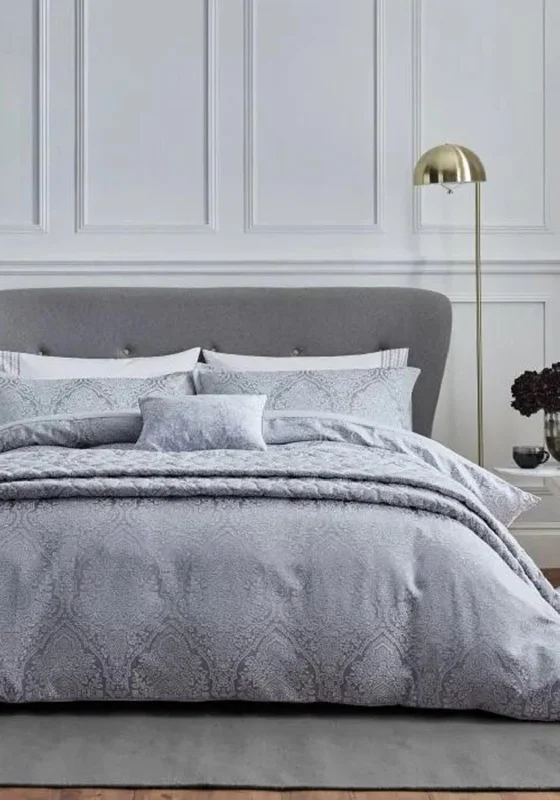 Linen duvet covers with a natural texture and breathabilityHelena Springfield Fable Neska Duvet Set, Grey