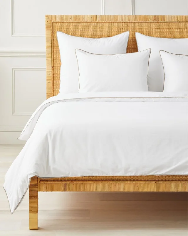 Geometric - patterned duvet covers for a modern and stylish lookSerena & Lily Beach Club Percale Duvet