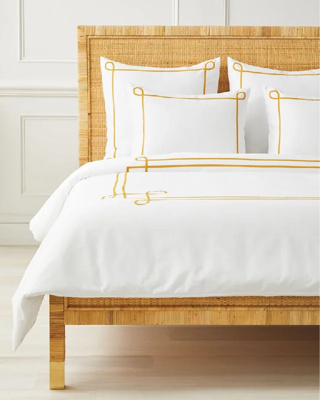 Organic cotton duvet covers for a chemical - free and eco - friendly optionSerena & Lily Southport Duvet