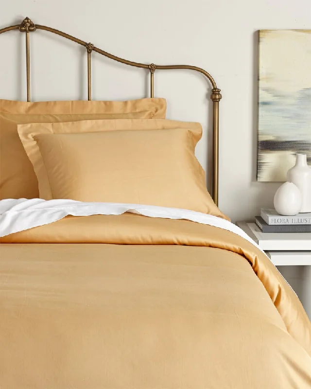 Linen duvet covers with a natural texture and breathabilitySuperior 300 Thread Count Egyptian Cotton Solid Duvet Cover Set