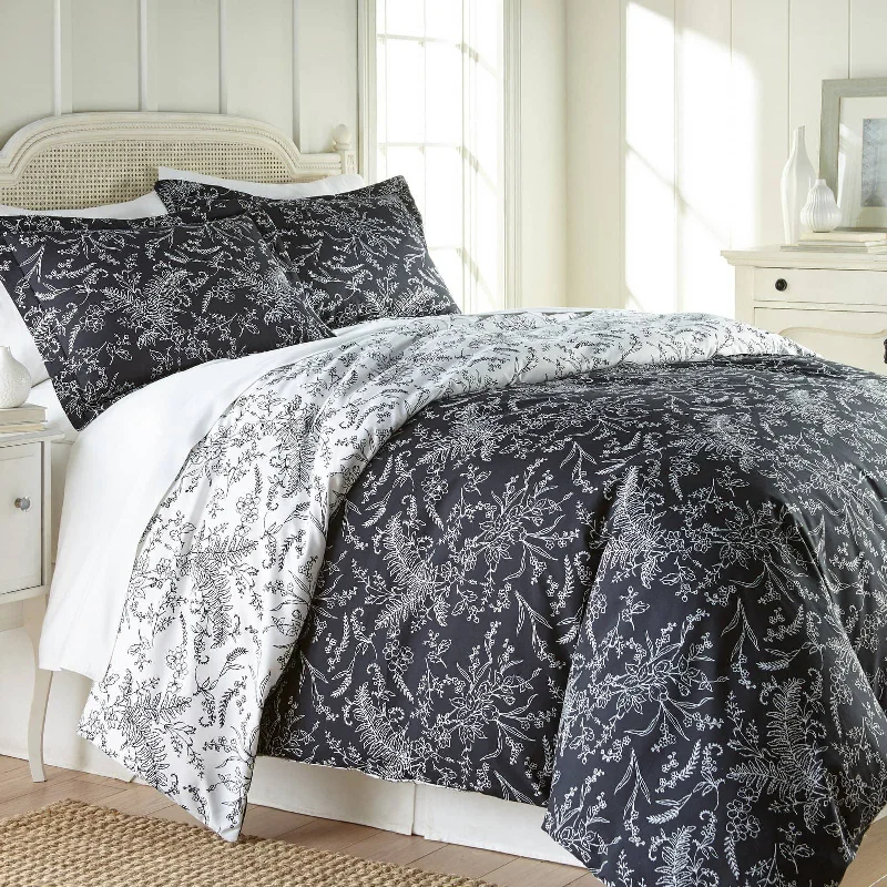 Stain - resistant duvet covers for easy maintenanceWinter Brush Reversible Duvet Cover Set