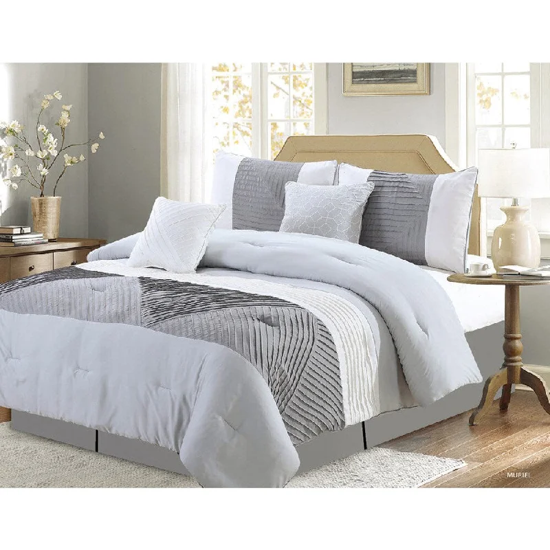 Cotton - filled comforters for a breathable and natural sleep experience6-piece Muriel Comforter Set