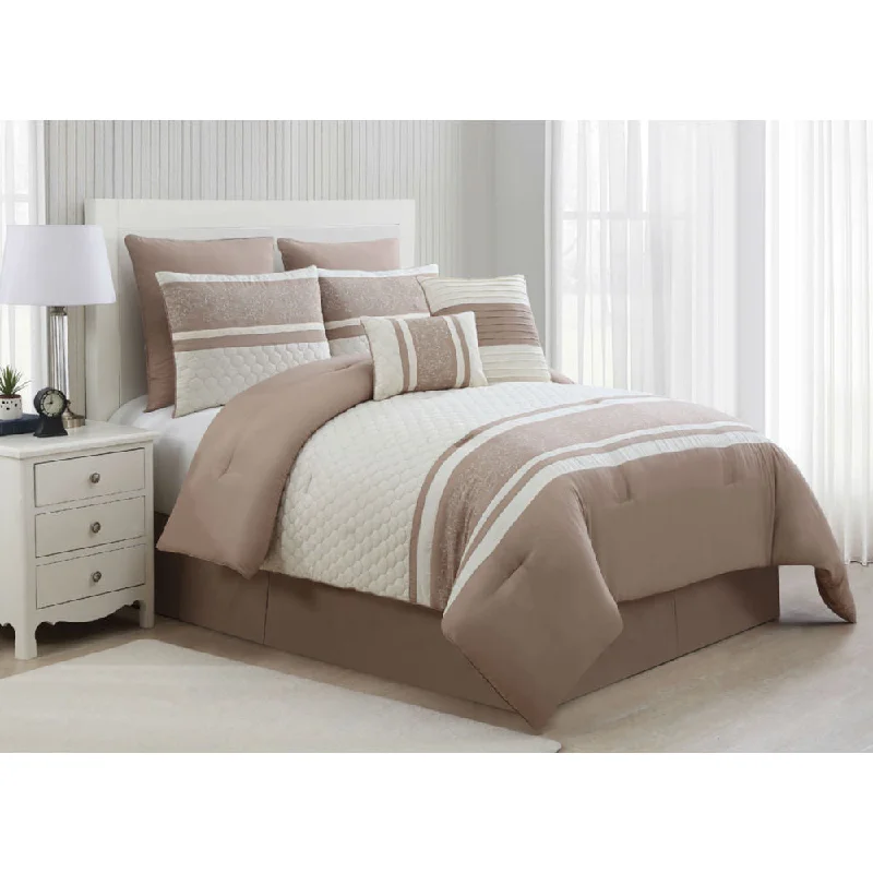 Cotton - filled comforters for a breathable and natural sleep experienceAberdeen 8-piece Comforter Set