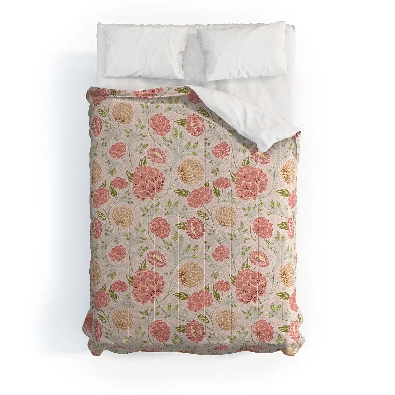 Queen - size comforters for standard queen - sized mattressesAvenie Countryside Garden Floral Iv Made To Order Full Comforter Set