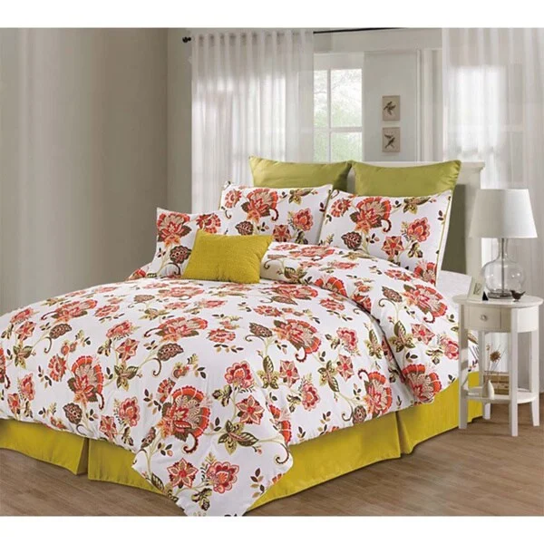 Queen - size comforters for standard queen - sized mattressesBerkeley Floral 8-piece Comforter Set