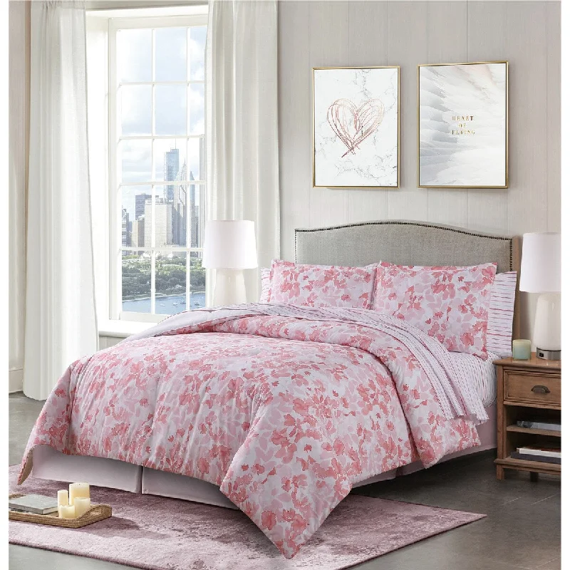 Wool - filled comforters with natural moisture - wicking and temperature - regulating featuresCandie's® Refreshing Petals Soft Microfiber Comforter Set