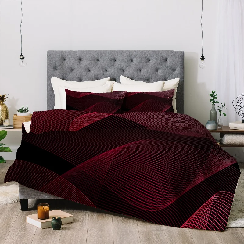 Cotton - filled comforters for a breathable and natural sleep experienceDeny Designs Abstract 3-Piece Made-to-Order Comforter Set