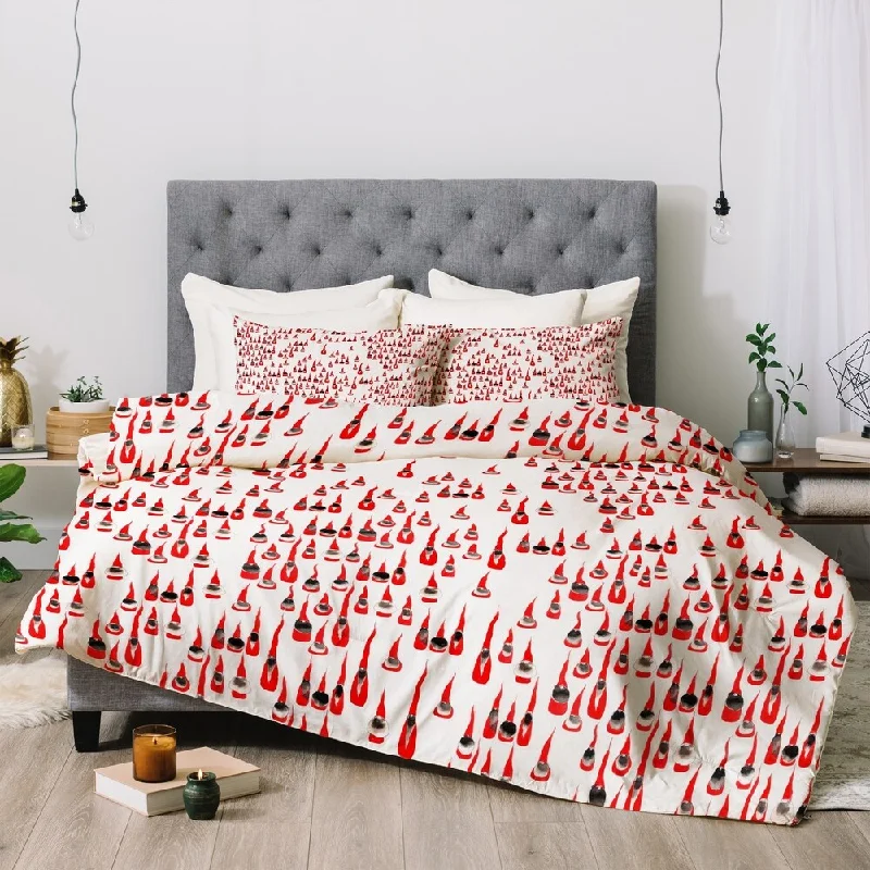 Silk - filled comforters for a luxurious and smooth touchDeny Designs Santa 3-Piece Comforter Set