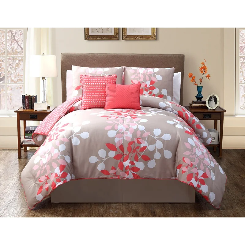 Full - size comforters suitable for full - sized beds in guest rooms or small bedroomsEllory 8-piece Bed-In-A-Bag with Sheet Set