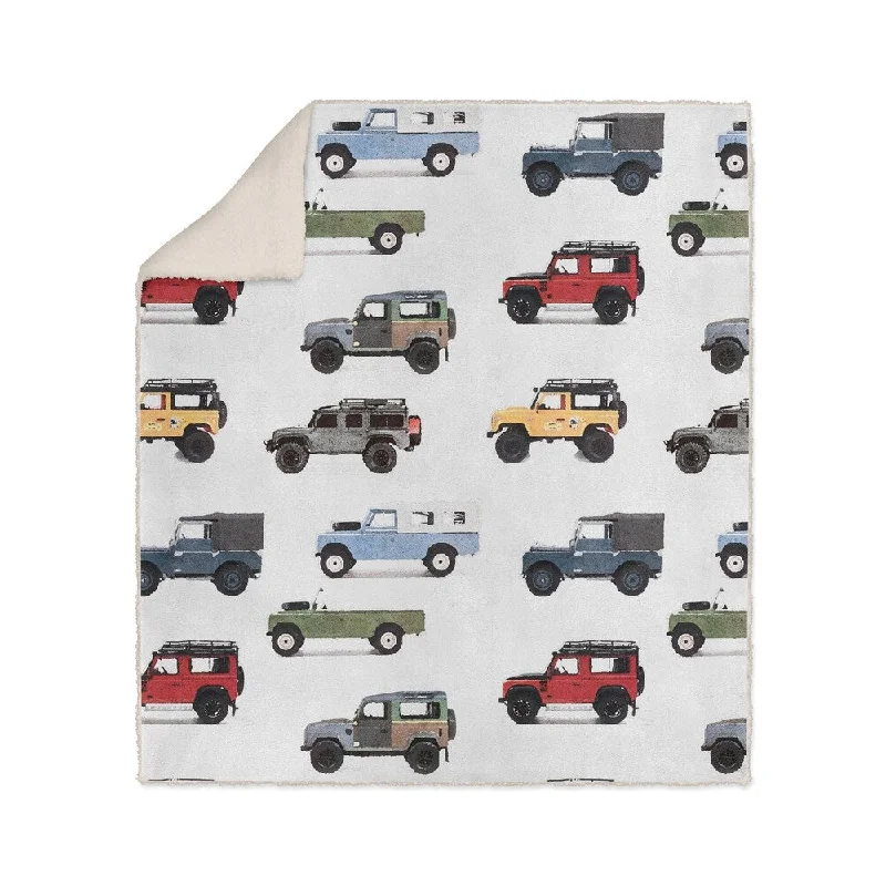 Wool - filled comforters with natural moisture - wicking and temperature - regulating featuresGUS VINTAGE LAND ROVER PATTERN Sherpa Comforter