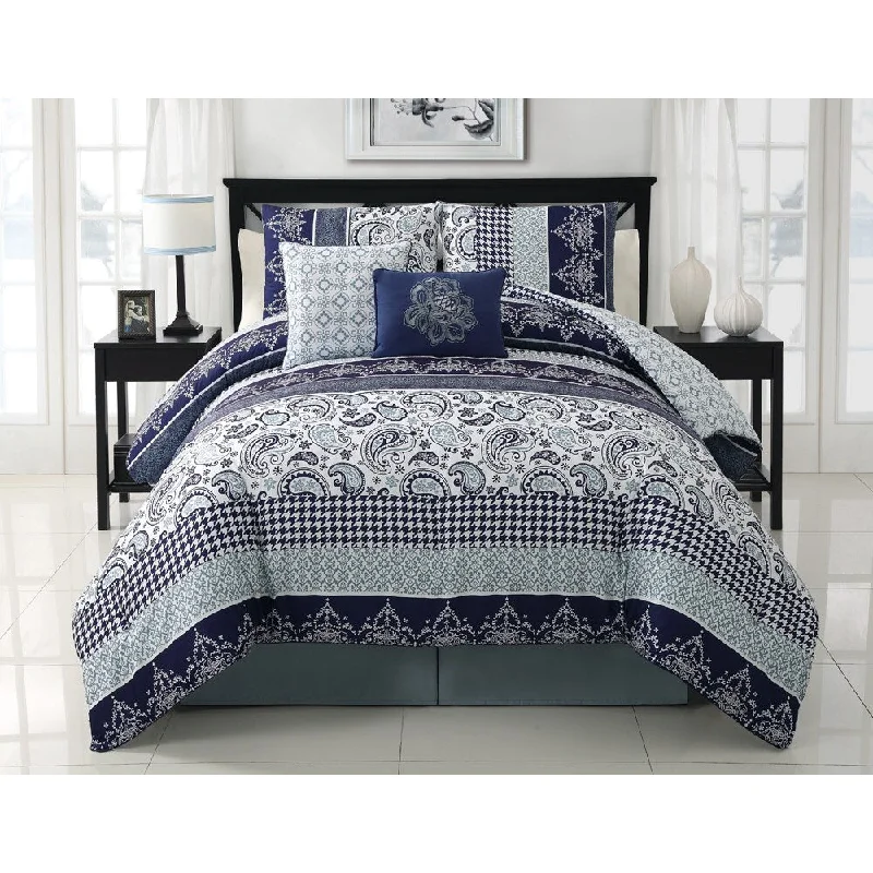 Down - filled comforters for supreme warmth and lightnessHarper 5-piece King-size Comforter Set