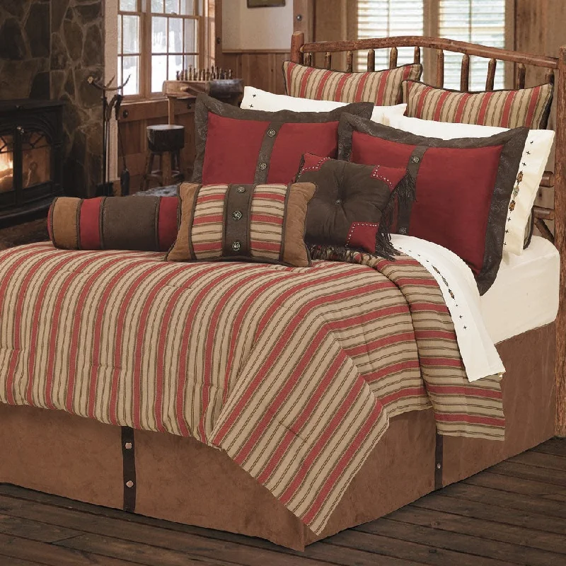 Bamboo - fiber - filled comforters with antibacterial and breathable qualitiesHiEnd Accents Rock Canyon Bedding Set