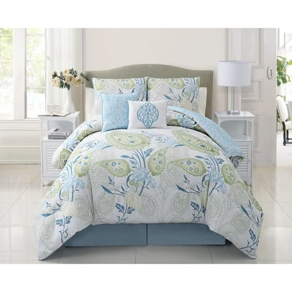 Synthetic - filled comforters like polyester for affordability and hypoallergenic propertiesIbiza 5-piece Comforter Set