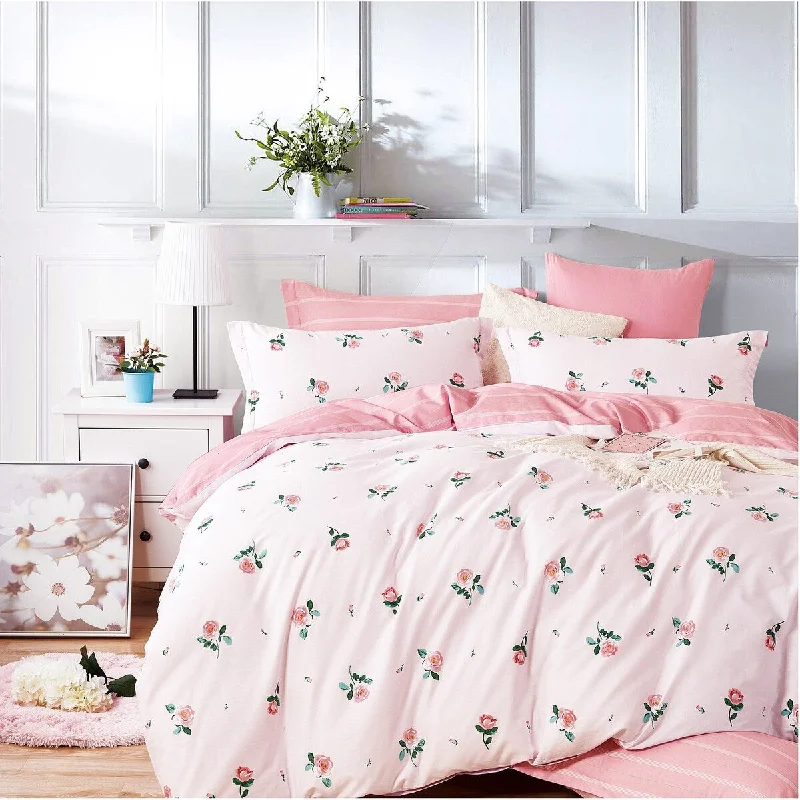 Bamboo - fiber - filled comforters with antibacterial and breathable qualitiesIsabella Rose Only 100% Cotton Reversible Comforter Set