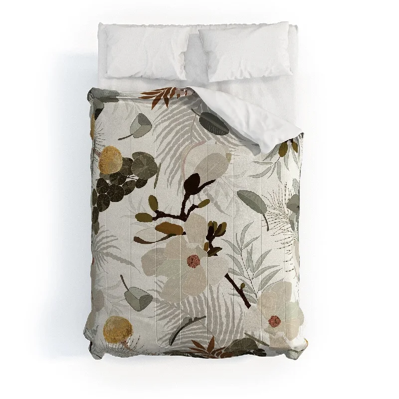 Cotton - filled comforters for a breathable and natural sleep experienceIveta Abolina Ella Cream Made To Order Full Comforter