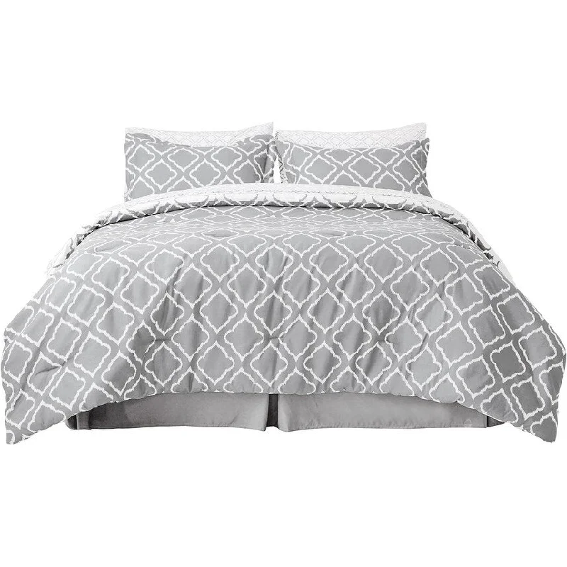 Full - size comforters suitable for full - sized beds in guest rooms or small bedroomsKing Comforter Set - 7 Pieces