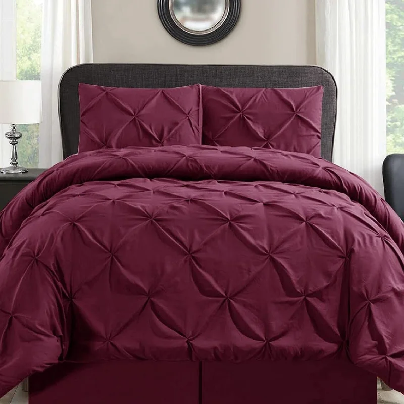 Wool - filled comforters with natural moisture - wicking and temperature - regulating featuresMaroon 2/3 pc Comforter Set