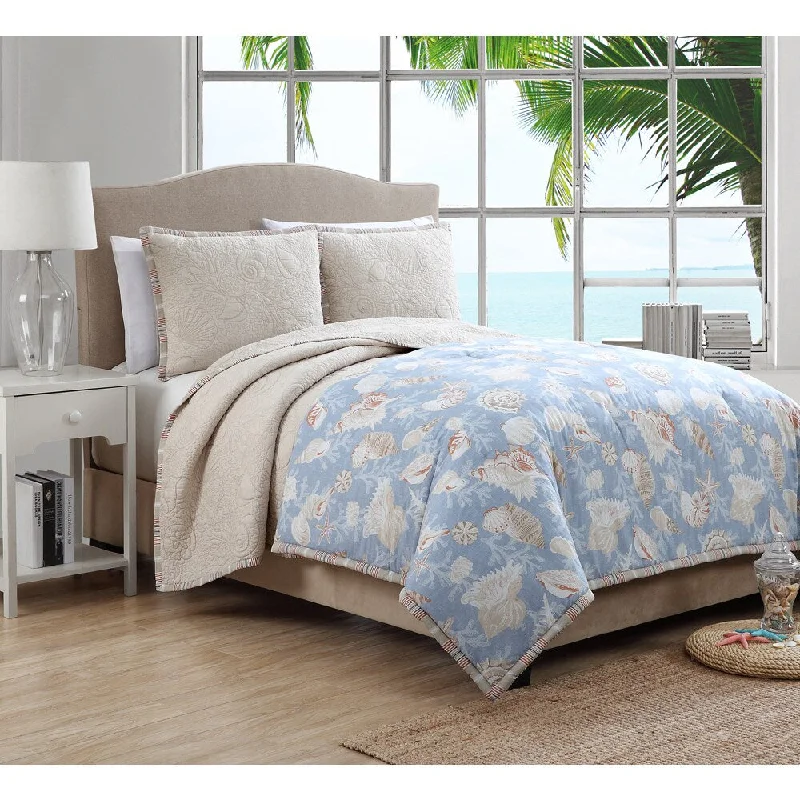 Goose down comforters known for their superior quality and insulationMontauk 4-piece Comforter and Quilt Set